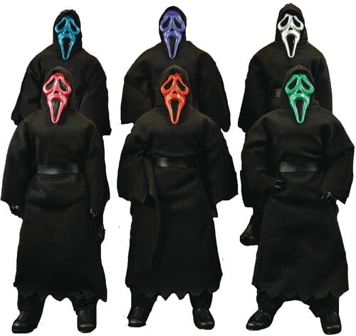 Mego - Mego Horror - Ghostface Assorted Colors Face 8In Af, Mego, Gifts
