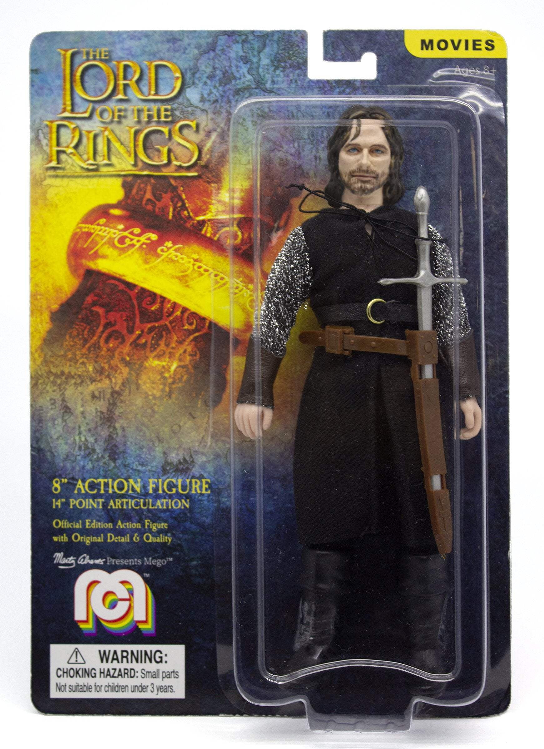 Mego Movies Lord of The Rings - Aragorn 8" Action Figure