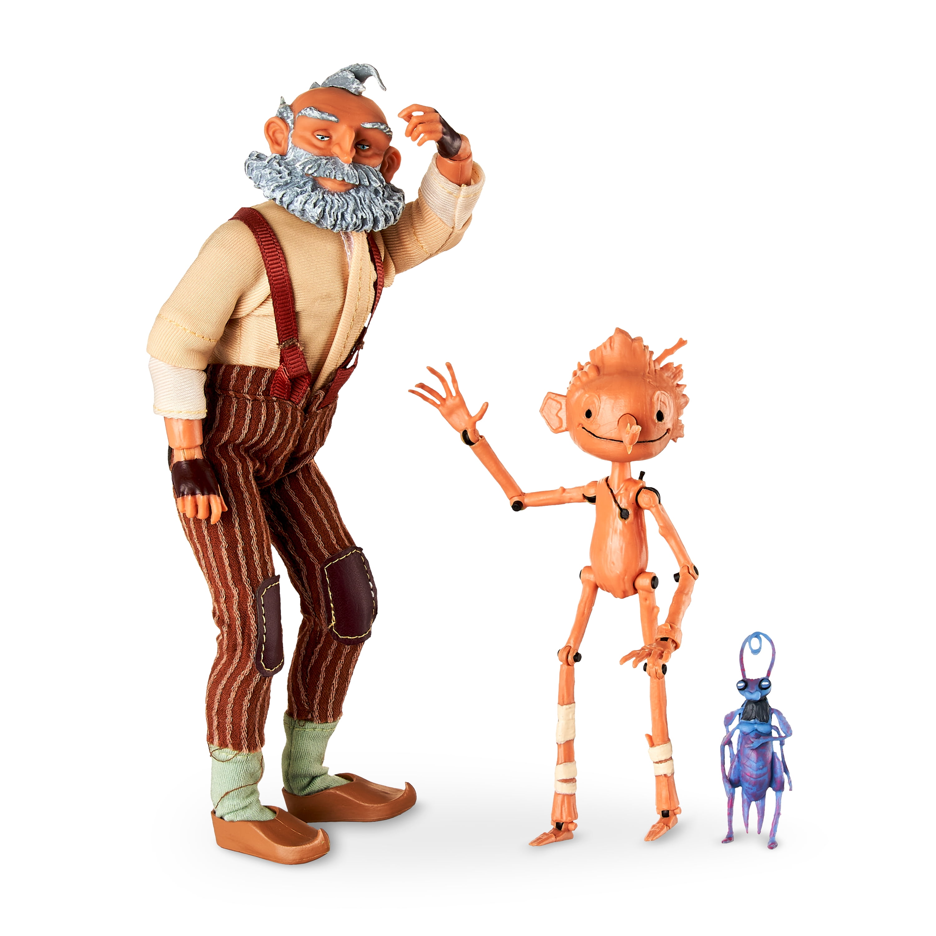 Mego Guillermo del Toro's Pinocchio Action Figure Set of 3 — Sure