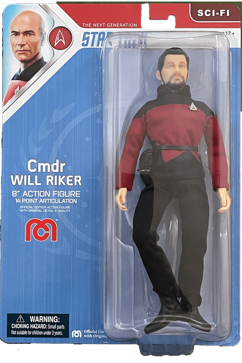 Mego Star Trek Wave 13 - Will Riker 8" Action Figure
