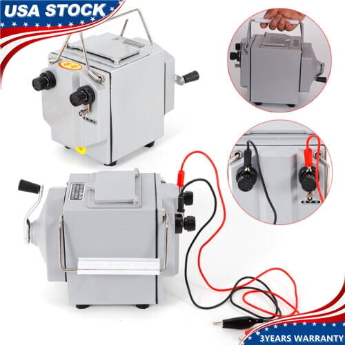 Megohmmeter 1000V Insulation Resistance Tester Hand Crank Megger 1000M
