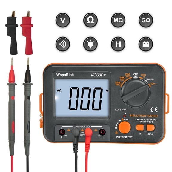 Megohmmeter Insulation Resistance Tester