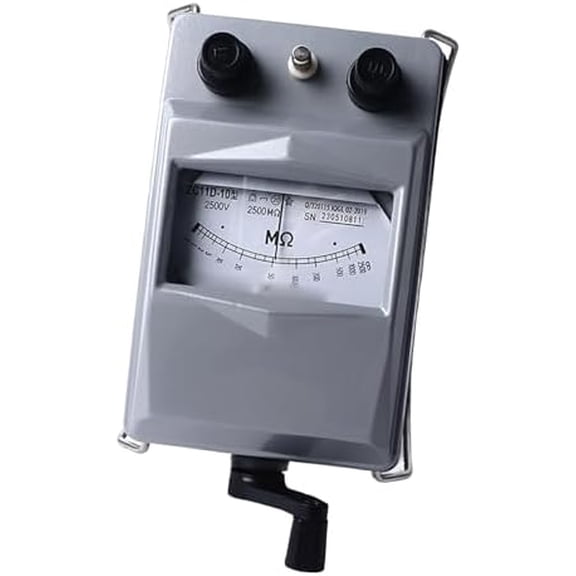 Megohmmeter Meter, Wog Meter, Multimeter High Voltage Tester NCV, Insulation ZC25-2500V GR 6000 Counts, Insulated Holder Organizer, Ideal for Insulation$$Electrical