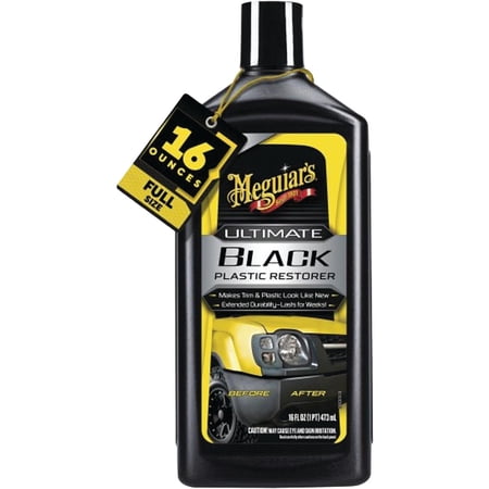 Meguiar's Plastic Restorer Liquid - UV Resistant, Exterior Use - 12 Oz — Residential Use, Standard Application