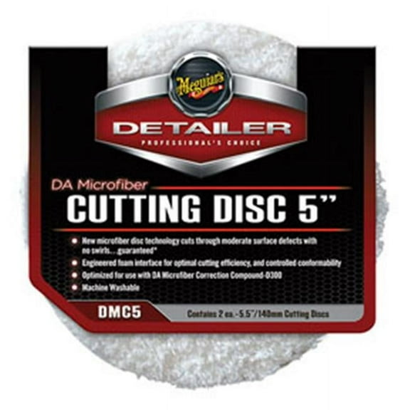 Meguiar's  MGL-DMC5 DA Microfiber Cutting Disc  5 in.