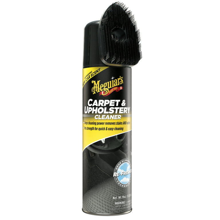 Meguiar's Carpet & Upholstery Cleaner – Car Upholstery Cleaner & Fabric  Cleaner - G191419, 19 oz