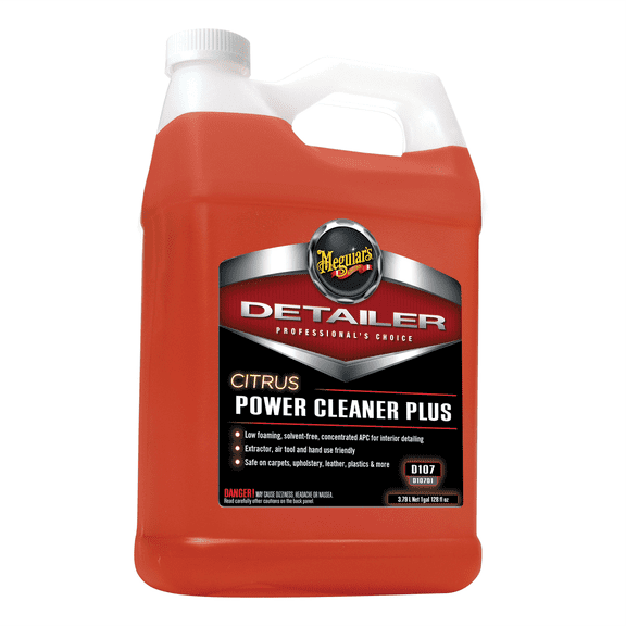 Meguiar's Citrus Power Cleaner Plus All Purpose Cleaner for Car Interior and More D10701, 1 gal