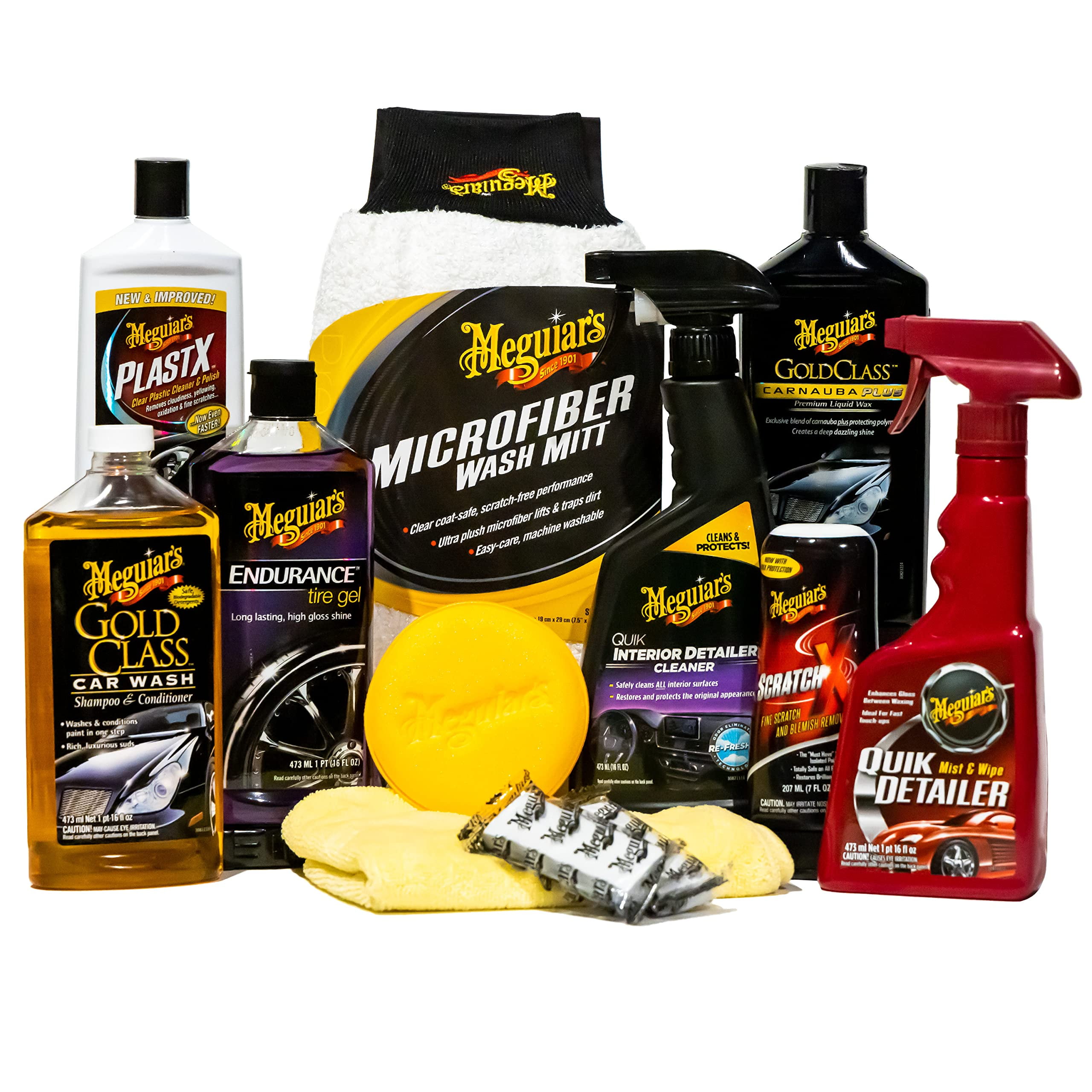Meguiar's Complete Car Care Kit The Ultimate Car Detailing Kit for a