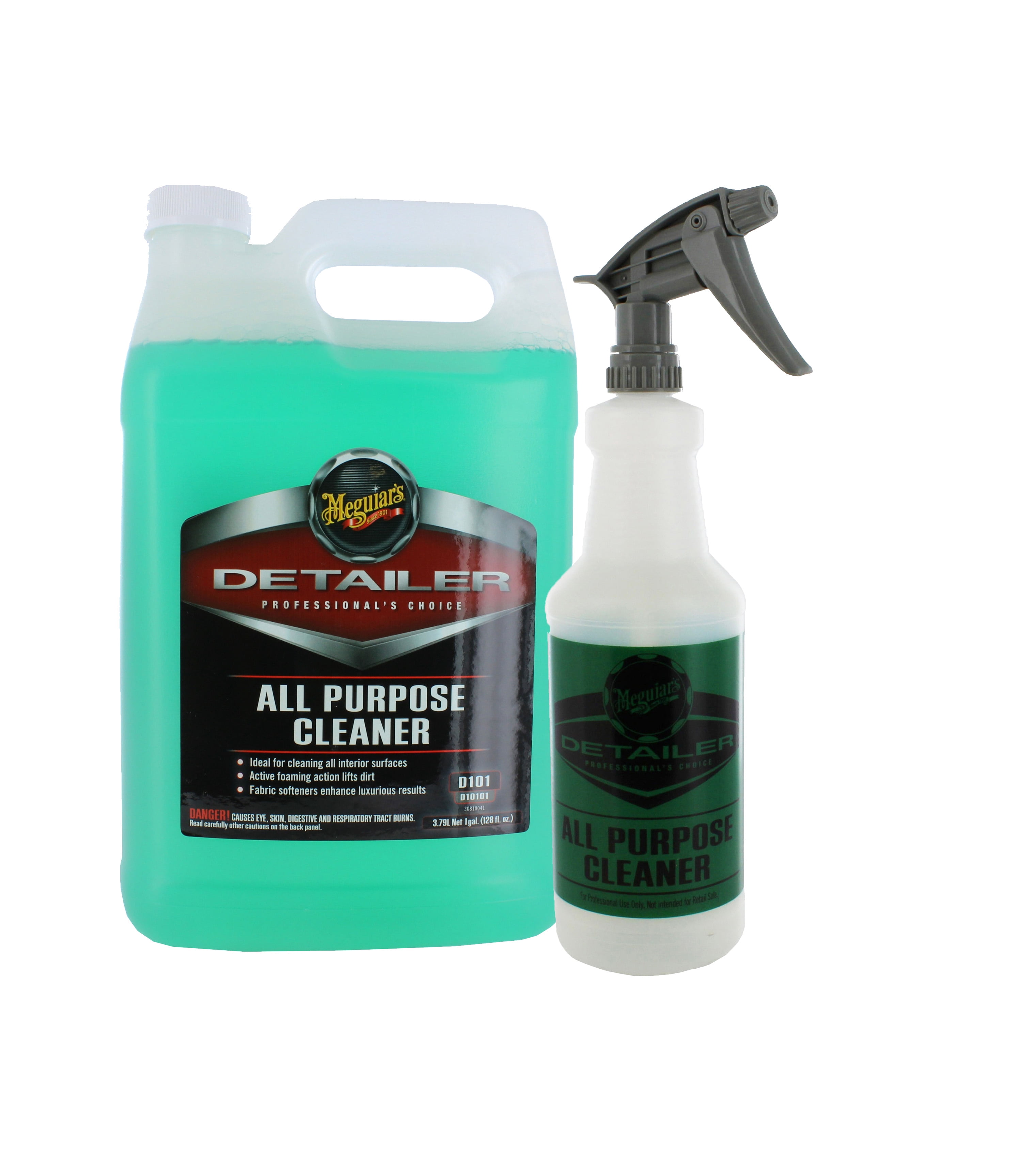 Meguiar's D10101 All Purpose Cleaner w/ D20101 Bottle and D110542 ...