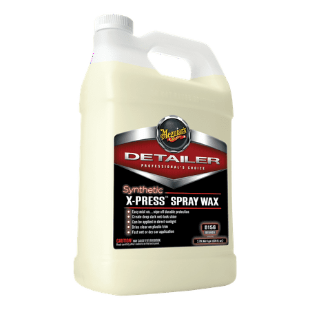 Meguiar's D15601 Synthetic X-Press Spray Wax for Car & Auto Detailing 1 Gallon