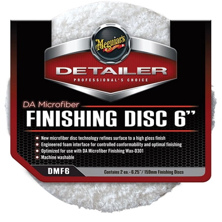 Meguiar's DA Microfiber Finishing Disc - 6" - 2-Pack | Bundle of 5