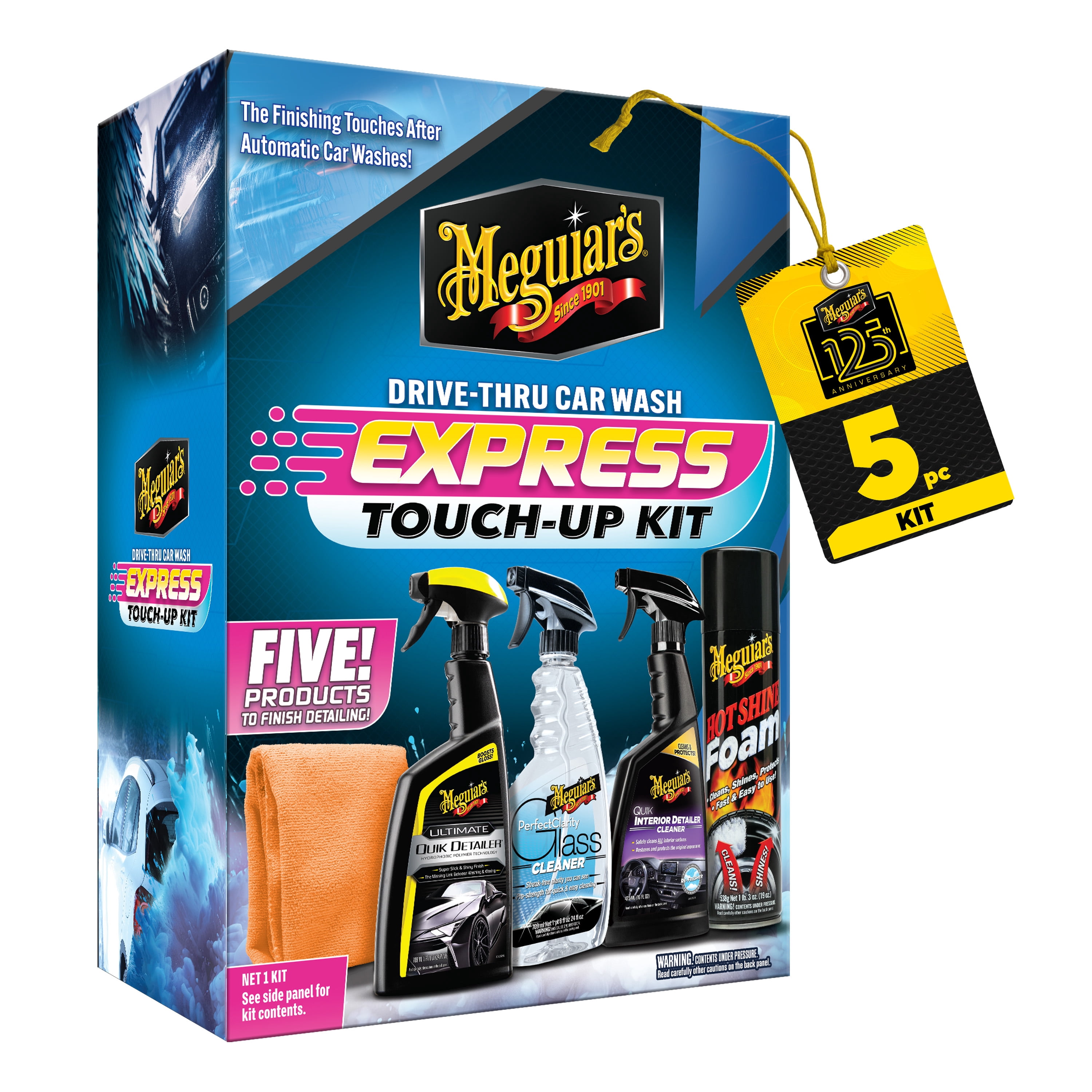 Meguiar’s Drive-Thru Car Wash Express Touch-Up Kit - Perfect for Touching Up Your Ride After Washing