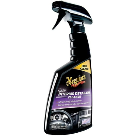 Meguiar's Quik Interior Detailer Cleaner Spray - Universal Interior Cleaning - 2 Pack, 16 oz