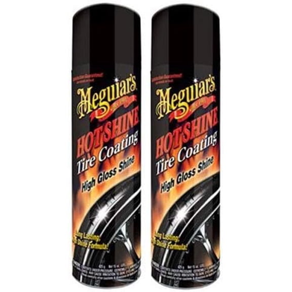 Meguiar's G13815 Hot Shine High Gloss Tire Coating - 15 oz. 2 Pack