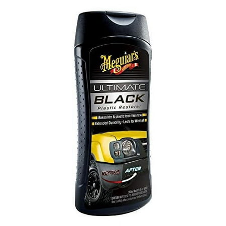 Meguiar's G15812EU Ultimate Black Plastic & Trim Restorer 355ml, 12 Ounces