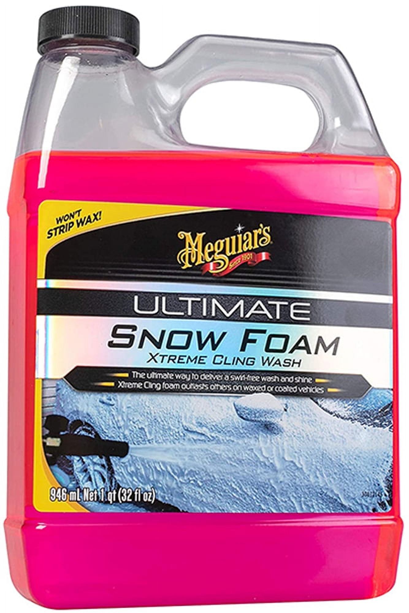 Meguiar's G191532 Ultimate Snow Foam Shampoo For Car/Auto Detailing/Washing 32oz