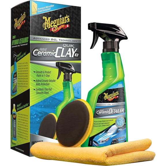 MEGUIAR'S HYBRID CERAMIC QUIK CLAY KIT