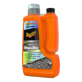 Meguiar's Hybrid Ceramic Wash & Wax - Luxurious Car Wash with Instant Water Beading Protection, G210256, 48 Oz Wash, 8 Oz SiO2 Boost