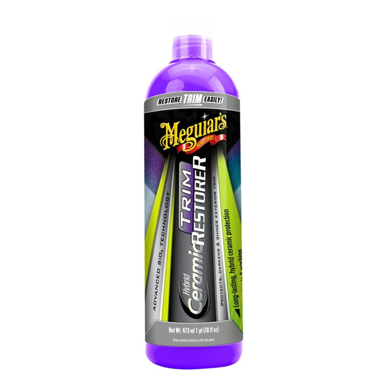 Meguiar's Hybrid Ceramic Trim Restorer, 16 oz, Long-Lasting Trim