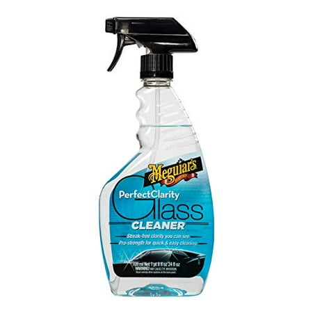 Meguiar's Perfect Clarity Glass Cleaner, Streak Free, Pro Strength, 24 Oz.