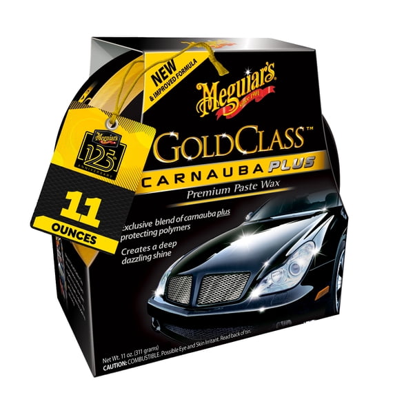 Meguiar's Gold Class Carnauba Plus Premium Paste Wax, G7014J, 11 oz