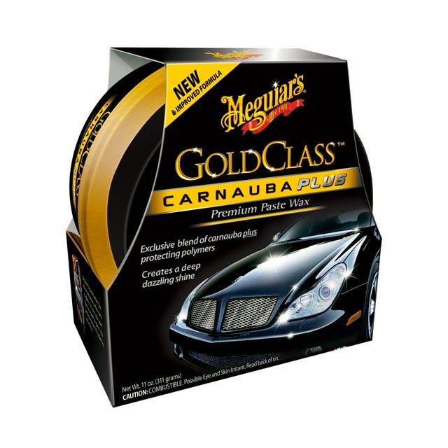 Meguiar's Gold Class Carnauba Plus Premium Paste Wax, G7014J, 11 oz