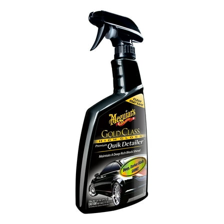 Meguiar's Gold Class Premium Quik Detailer Spray Detailer for Rich Gloss, G7624, 24 Oz