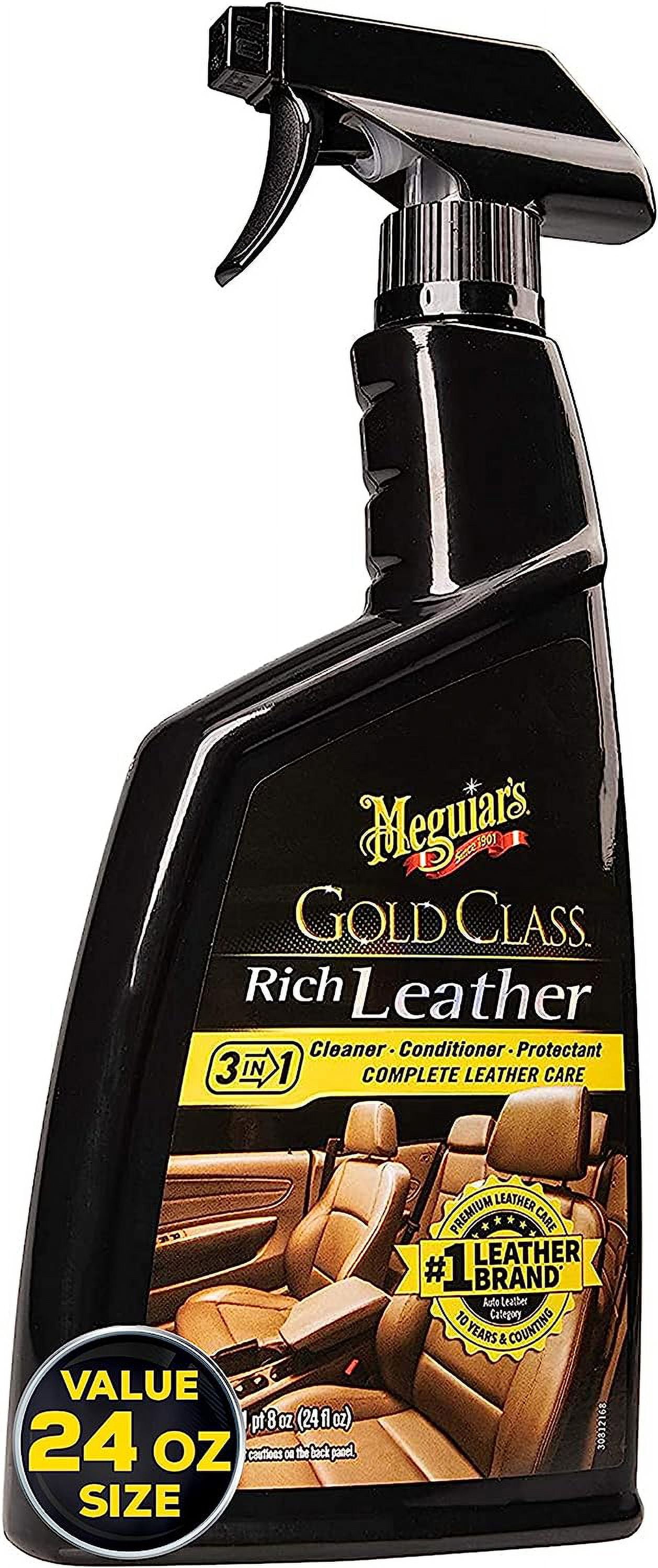 Meguiar's Gold Class Rich Leather Cleaner and Conditioning Spray Get
