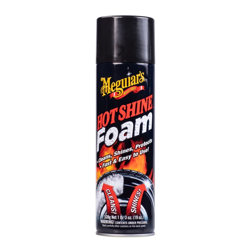 Meguiar's Ultimate Insane Shine Foam, High Gloss, Long-Lasting Tire Foam,  G210419, 19 Oz