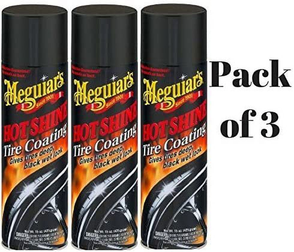 Meguiar's Hot Shine Tire Spray 15 oz Pack of 3 