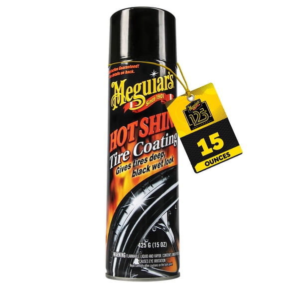Meguiar's Hot shine High Gloss Tire Coating, G13815, 15 oz, Aerosol