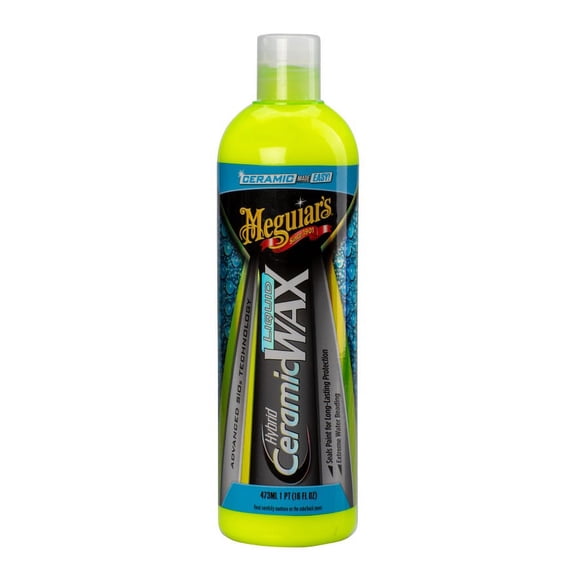 Meguiar's Hybrid Ceramic Liquid Wax, Meguiar's Hybrid Ceramic Wax with Advanced SiO2 Hybrid Technology - 16 oz Bottle