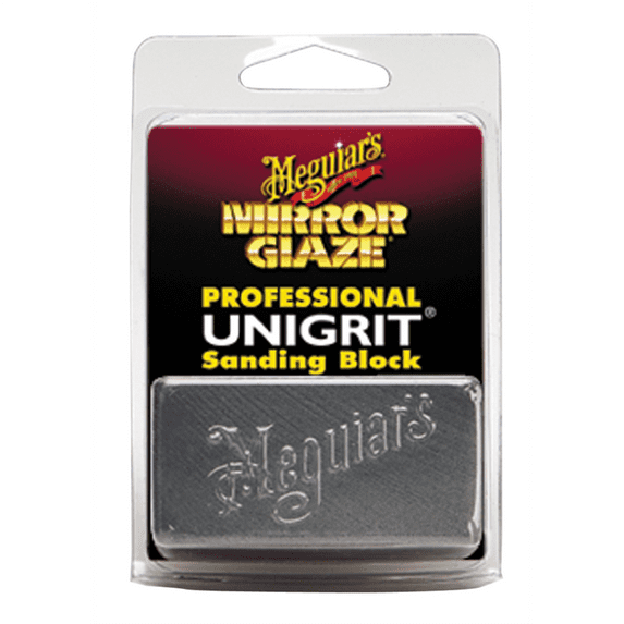Meguiar’s K2000 Mirror Glaze 2000 Grit Unigrit Sanding Block, 1 Pack 
