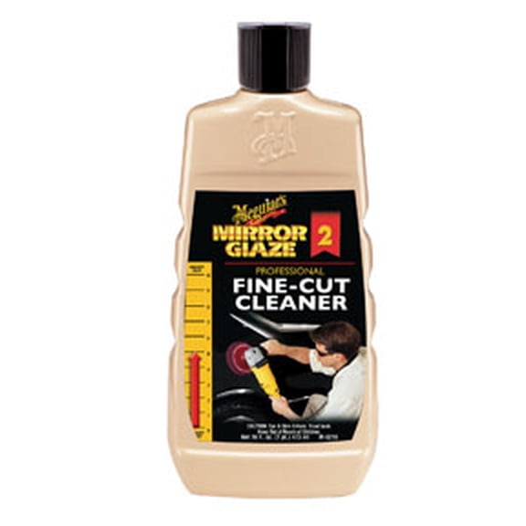 Meguiar's M02 Mirror Glaze Fine-Cut Cleaner, M0216, 16 oz, 1 Bottle