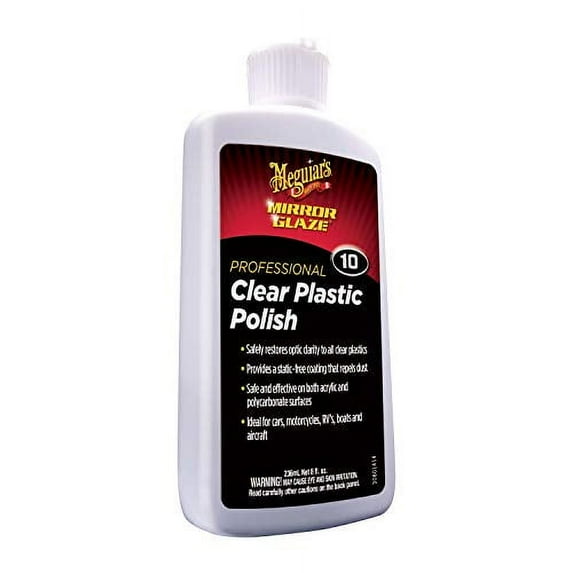 Meguiar's® M10 Mirror Glaze® Clear Plastic Polish - 8 oz.