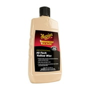 Meguiar's M26 Mirror Glaze Hi-Tech Yellow Wax - Premium Carnauba and Polymer Liquid Wax, M2616, 16 Oz