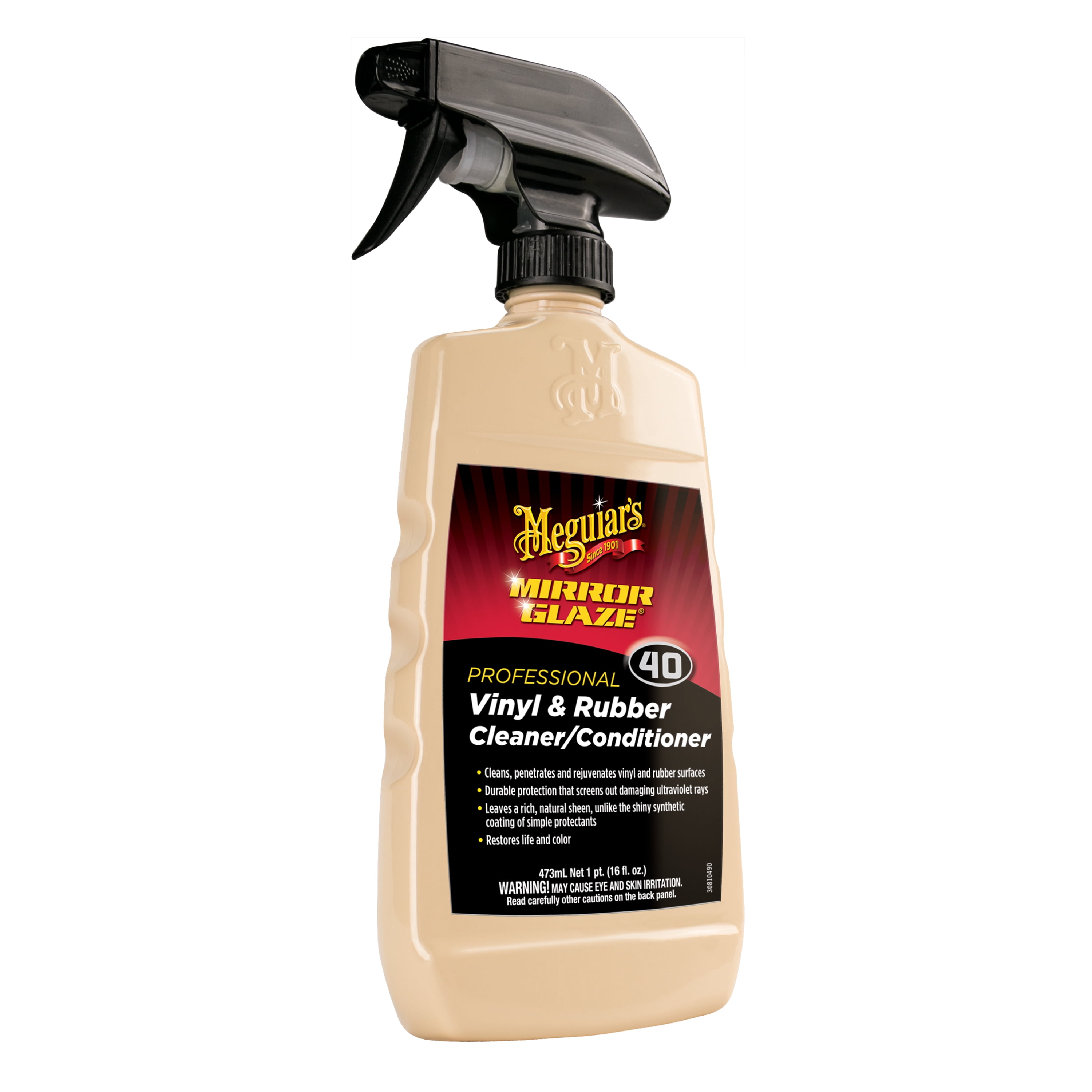 Meguiar's M4016 Car Plastic Liquid - Vinyl & Rubber Cleaner