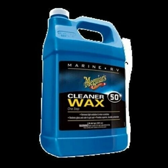 Meguiar's M5001 Marine/RV One Step Cleaner Wax, 1 gallon