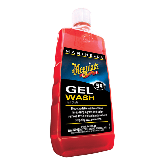 Meguiar's M54 Marine/RV Gel Wash, M5416, 16 oz