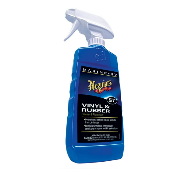 Meguiar's M57 Marine/RV Vinyl and Rubber Cleaner - Protectant, M5716, 16 Oz