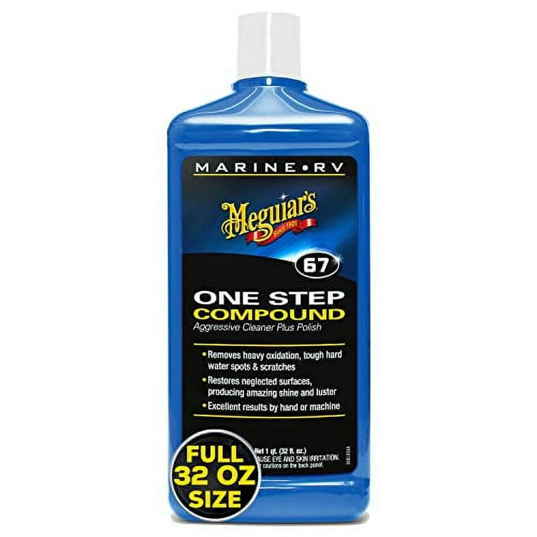 Meguiar's M6732 Marine/RV One Step Compound, 32 oz - Walmart.com