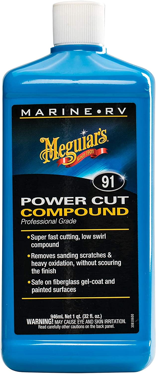 Meguiar's M9132 Marine/RV Power Cut Compound, 32 Fluid Ounces