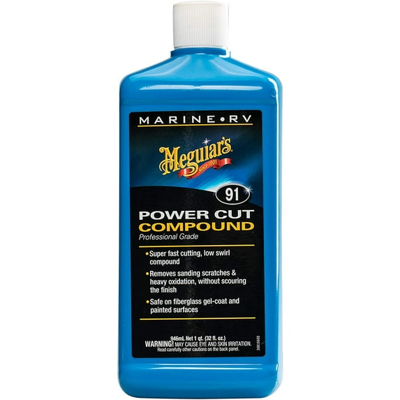 Meguiar’s M9132 Marine/RV Power Cut Compound, 32 Fluid Ounces