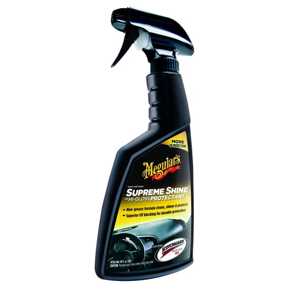 Meguiar's MB0714 Mirror Bright Vinyl and Rubber Treatment, 14 oz.