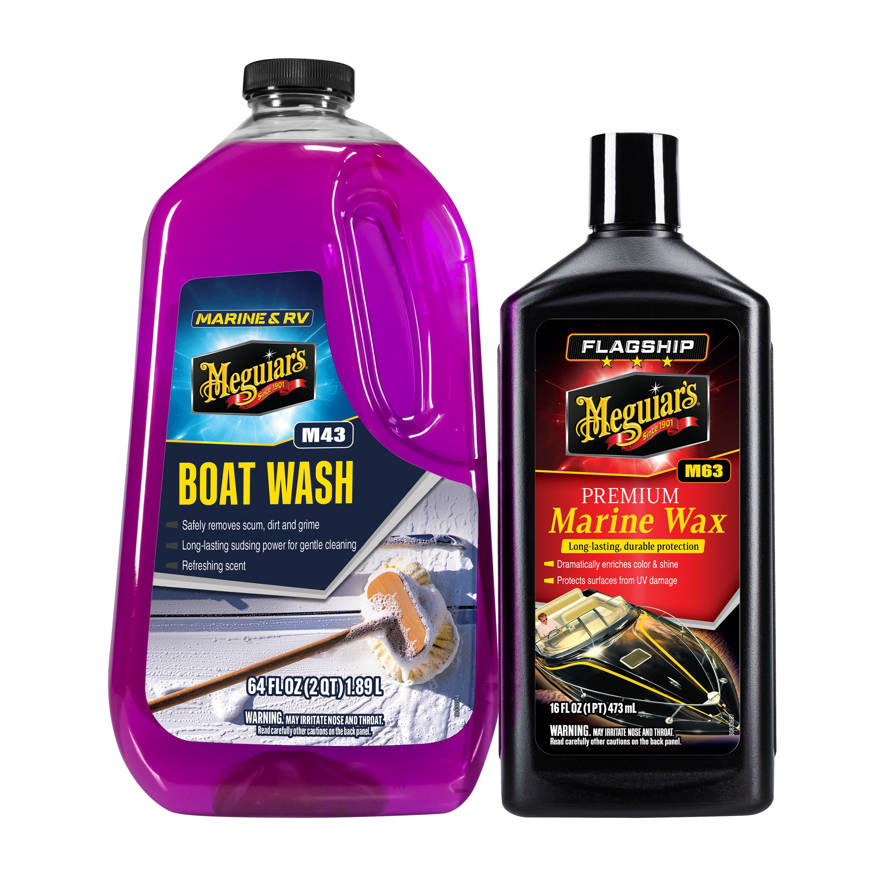 Meguiar's Marine Boat Wash and Wax Bundle