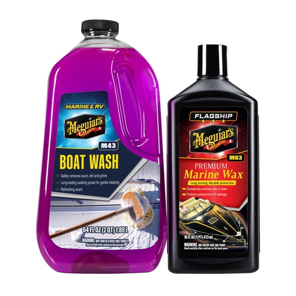 Meguiar's Marine Boat Wash and Wax Bundle
