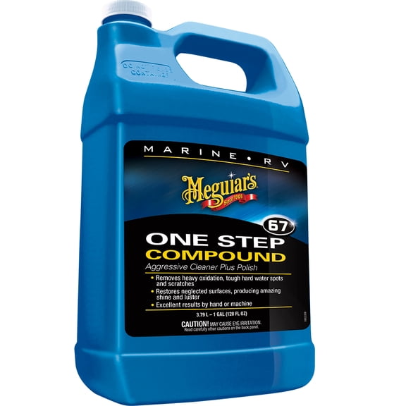 Meguiar's Marine One-Step Compound - 1 Gallon | Bundle of 2