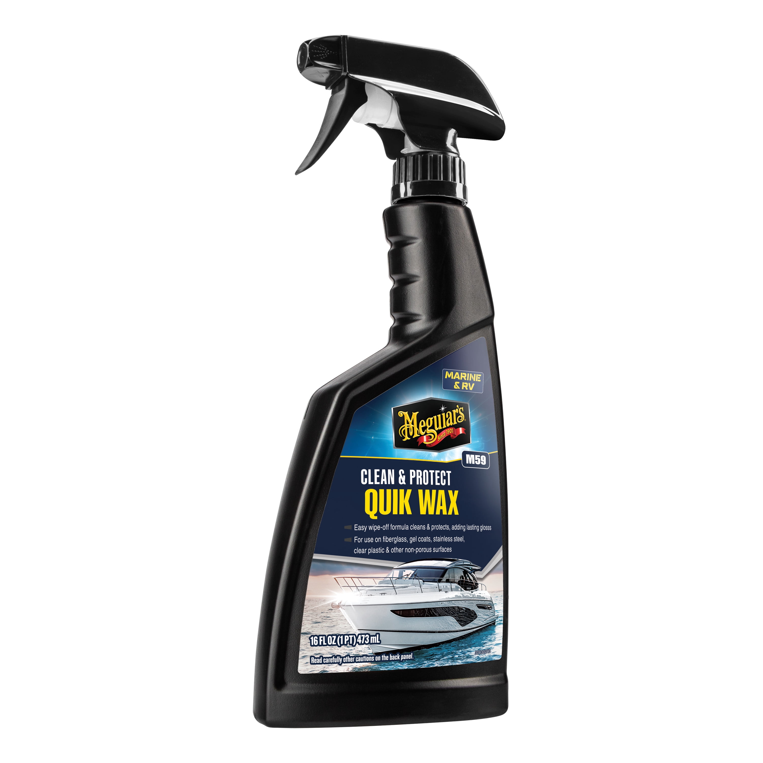 Meguiar's, Marine RV Quik Wax, 16 fl oz, Trigger Spray - Walmart.com