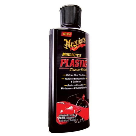 Meguiar's Motorcycle Plastic Cleaner & Polish, 6 Fl. Oz.