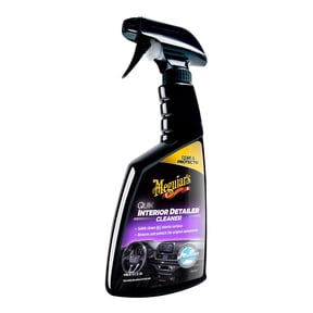 Meguiar's Quik Interior Detailer Cleaner, Quick Detailer Spray Cleans and Refresh Car Interiors, Use on Plastics, Leather & Rubber, Dashboards, Trim in Cars, Trucks & SUVs - 16 fl oz Spray Bottle